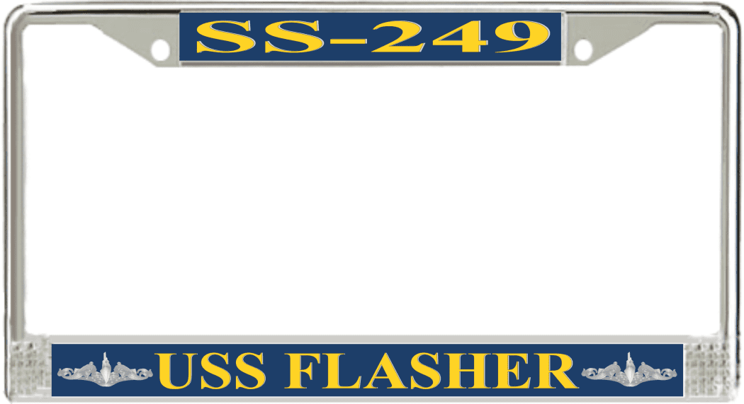 USS Flasher SS-249 License Plate Frame