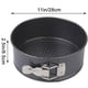 thumbnail image 3 of Non-stick Springform Pan，Leakproof Cake Pan with Flat Bottom, for 1/2 Recipe Portion, Round Baking Pan, Leakproof, Non-stick Coated - Black Levamdar 2033925-6, 3 of 8
