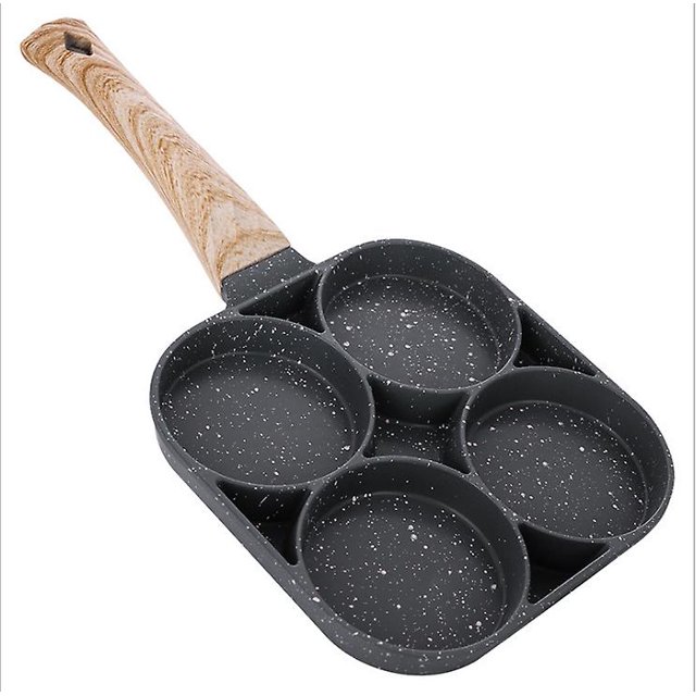 4-hole pancake pan small fried egg breakfast pancake pan 22.7 x 18.9 x 4.1 cm