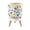 Color 2, variant on Small Trash Can with Lid Highland Cattle Cow Bull Farmhouse Animal Country Western West 1.8 Gallon Dog Proof Trash Can Round Garbage Can Waste Bin Wastebasket for Bathroom Bedroom Living Room