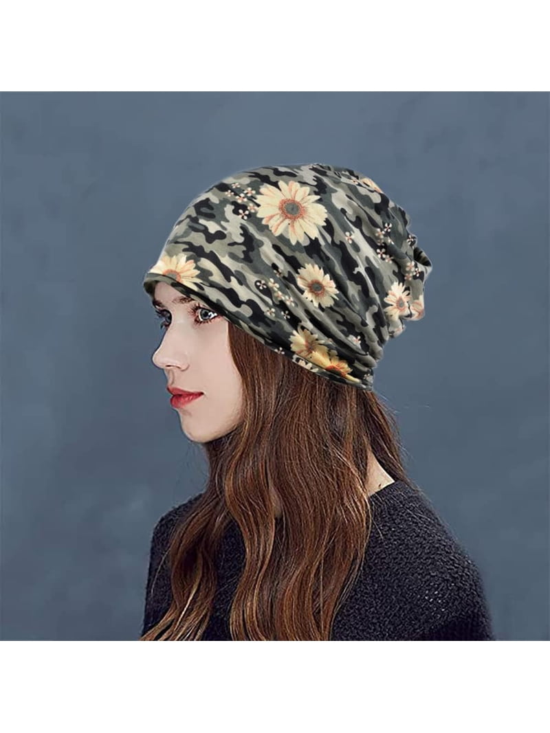 Zhengup Womens Chemo Headwear Hats Cotton Slouchy Beanie Cap  display picture 3