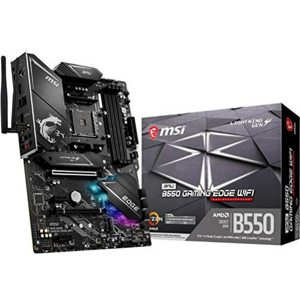 Msi Mpg B550 Gaming Edge Wifi Gaming Motherboard Amd Am4 Ddr4 Pcie 4 0 Sata 6gb S M 2 Usb 3 2 Gen 2 Ax Wi Fi 6 Hdmi Dp Atx Amd Ryzen 5000 Series Processors Walmart Com Msi Mpg B550 Gaming Edge Wifi Gaming Motherboard Amd Am4 Ddr4 Pcie 4 0 Sata 6gb S M 2 Usb 3 2 Gen 2 Ax Wi Fi 6 Hdmi Dp Atx Amd Ryzen 5000 Series Processors Walmart Com