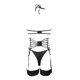 thumbnail image 5 of Gibobby Ropa interior mujer Body de Camisola Sexy con Cordones y Espalda Abierta con Panel de Malla para Mujer Lencería Sexy de San Valentín Body Encaje(Azul claro, G), 5 of 5