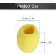 thumbnail image 2 of HUGFEGWE 5Pcs Microphone Cover Sponge Foam Mic Cover Handheld Microphone Windscreen Shield Protection Micro Foam Filter Yellow for KTV Broadcasting U2536-17938, 2 of 7