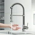 thumbnail image 3 of VIGO Edison Single Handle Pull-Down Sprayer Kitchen Faucet with Touchless Sensor in Stainless Steel, 3 of 17