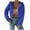 Blue, variant on Women Casual Fuzzy Zip Up Cropped Jacket with Hood Warm Comfortable Short Outerwear for Everyday Wear XXXL Size Black