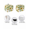 thumbnail image 2 of Fsddascl Yellow Sunflowers Toaster Cover 4 Slice, Large Kitchen Appliance Covers, Summer Spring Country Flowers Toaster Oven Cover with Loop, Bread Machine Cover Polyester Dust Cover Protection, 2 of 5