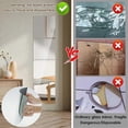 thumbnail image 2 of 4 Pieces Self Adhesive Non-Glass Mirror Slim Flexible DIY Wall Decoration Mirror for Family Bedroom Closet Bathroom, S, 2 of 5
