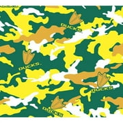 University of Oregon Camouflage Fabric-100% Cotton -Sold by the Yard