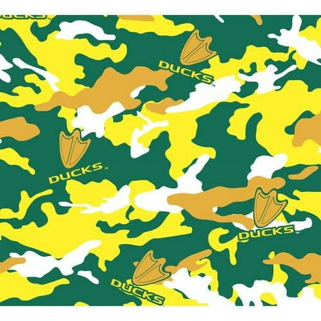 University of Oregon Camouflage Fabric-100% Cotton -Sold by the Yard