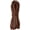 Dark Brown, variant on Flat Braided Leather Cord 5mm Cording 1m Gold Craft Strip for Jewelry Making, Necklaces, Bracelets, Belt, 3.3ft