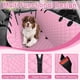 thumbnail image 3 of [ Cubierta para Asiento de Auto para Perros NECKORY Impermeable para Asiento Trasero Rosa/Gris ], 3 of 7