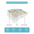 thumbnail image 4 of Quilt King Size Bedding Set, Sage Green Eucalyptus Leaves Reversible Summer Quilt 3 Pieces, Weeping Floral Summer Botanical Lightweight Bedspreads Coverlets with 2 Pillow Shams for All Seasons, 4 of 5