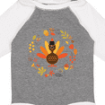 thumbnail image 4 of Inktastic Thanksgiving Turkey Fall Holiday Wreath Boys or Girls Long Sleeve Baby Bodysuit, 4 of 5