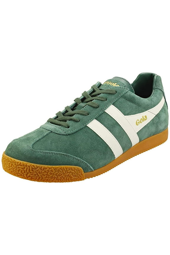 Harrier Men's Classic Lace Up Sneakers In Green Size 10