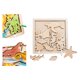thumbnail image 5 of Rompecabezas de madera con forma de animal, hecho a mano, para educación y aprendizaje Montessori. Estilo A, 5 of 6