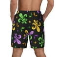 thumbnail image 4 of Gaeub Mardi Gras Carnival4 Mens Swim Trunks Stretch Beach Shorts Quick Dry for Men Swim Shorts Swimwear with Pockets- XX-Large, 4 of 9