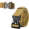 thumbnail image 2 of Cinturón táctico, cinturón militar unisex con hebilla de metal de liberación rápida, cinturón de nylon para exteriores, trabajo, militar, ocio, caza Xemadio LKX-0825-1, 2 of 7