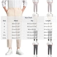 thumbnail image 3 of USNSM Men's Suit Pants Slim Fit Dress Pants for Men Daily Commuting Straight Leg Trousers Vintage Lightweight Casual Pants Black XXL, 3 of 5