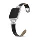 thumbnail image 1 of Correa de piel auténtica elegante para Apple Watch de 41 mm, 45 mm y 49 mm, diseño delgado con cierre de metal en forma de D, compatible con la serie 8, 1 of 5