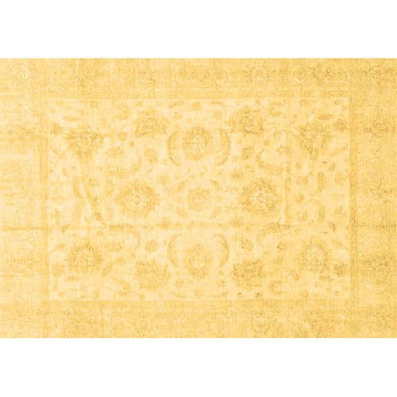 Ahgly Company Indoor Rectangle Oriental Brown Traditional Area Rugs, 7' x 10'
