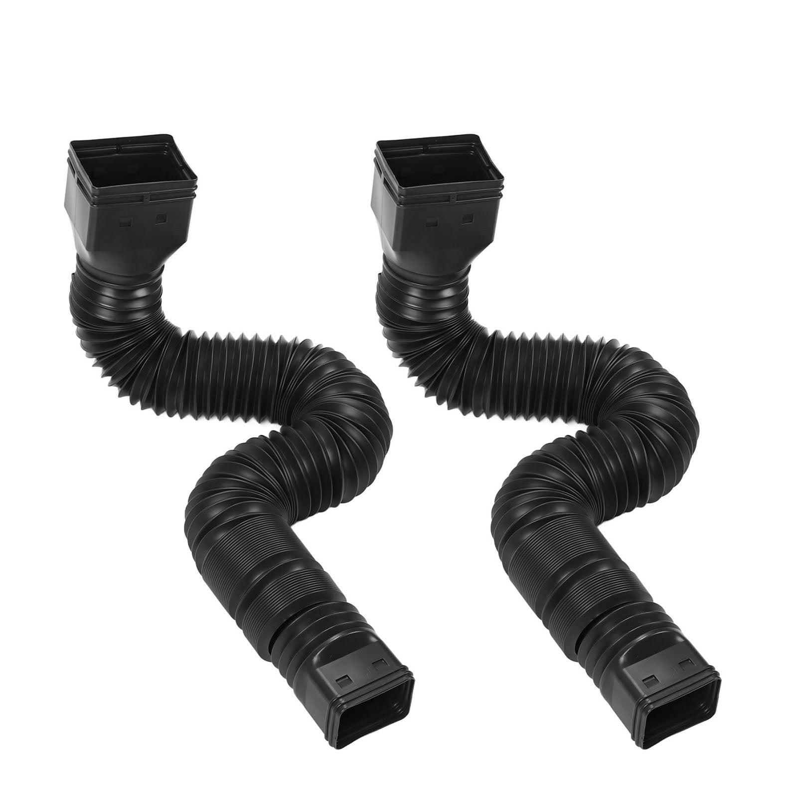Gutter Downspout Extender, Easy Fixed Freely Folding Downspout