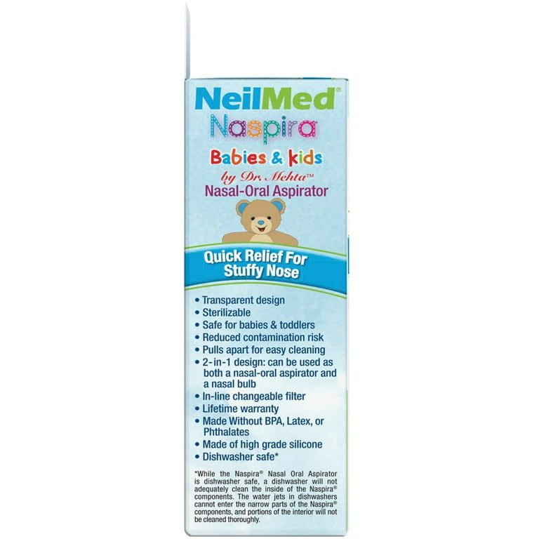 NeilMed Naspira Babies & Kids Nasal-Oral Aspirator 
