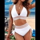 thumbnail image 2 of Bikini de Dos Piezas para Mujer, Cintura Alta, Cuello Halter, Traje de Baño Adelgazante, , Talla M, 2 of 7