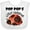 AA-White, variant on Inktastic Pop Pop's Little Ladybug Boys or Girls Baby Bib