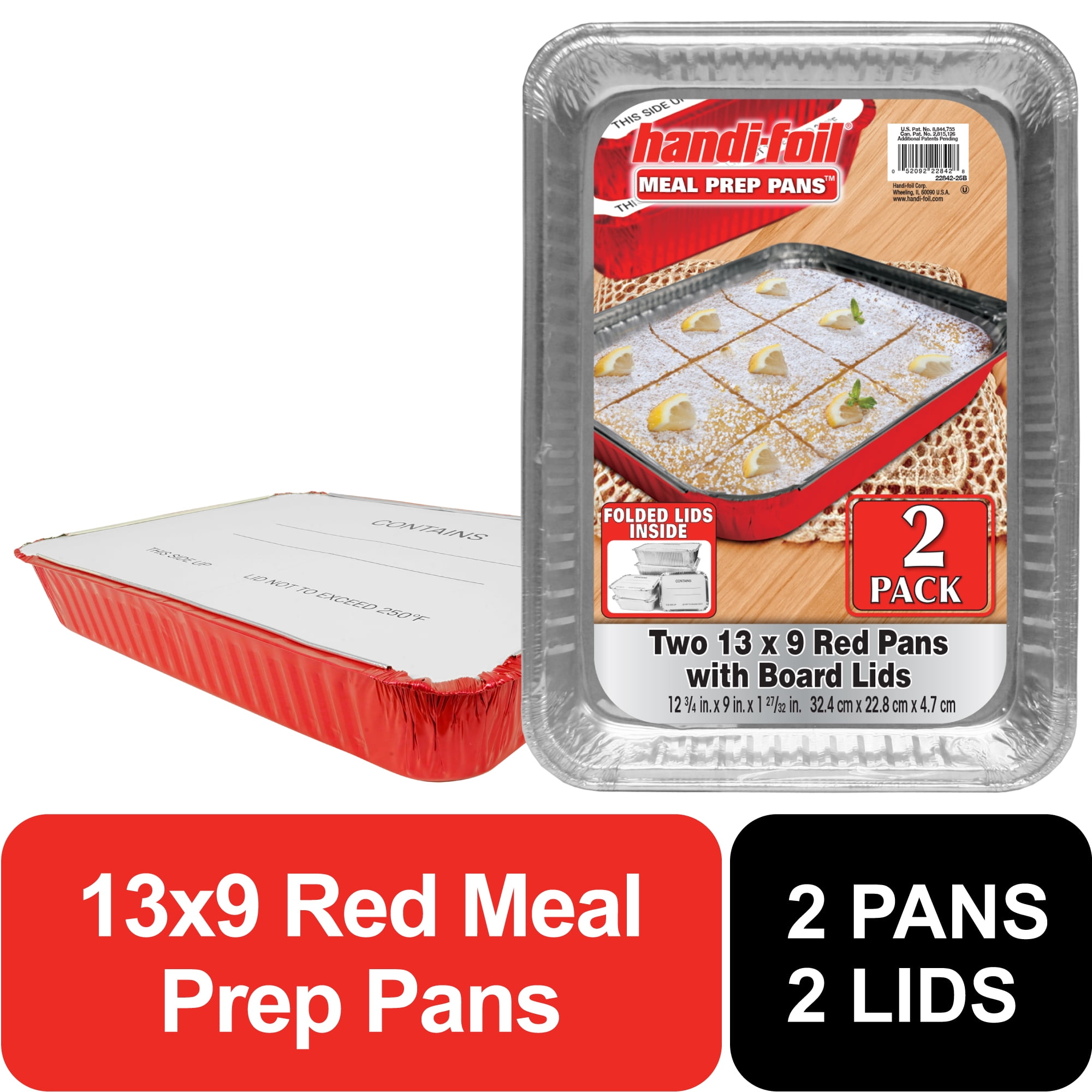 Mainstays 4027MS-9 5 oz Storage Large Aluminum 2 Pans with a