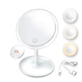 thumbnail image 1 of Makeup Mirror With LED Lights USB Rechargeable 180 Degree Rotation Professional Beauty Touch Screen Makeup Mirror ,Widely Use, 1 of 7