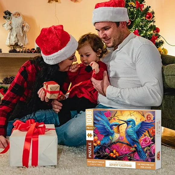 Easter Hummingbird Blind Shaped Puzzle 1008 Pieces 6 Small Fashion Decompression Puzzle Clip on Timer Battery Operated Tealights with Timer 3 Minute Timer Digital Wall Clock with Timer Remote