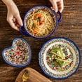thumbnail image 4 of Soy Sauce Dish, 8oz Dipping Bowls, Heart Bowl, Soy Sauce Bowls Set Of 4-chrysanthemum, 4 of 6