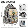 thumbnail image 4 of Yuyamidu Camo Soccer Duck 4Pcs School Backpack Set, 17-Inch Large Capacity Bookbag with Lunch Bag, Pencil Case & Bottle Sleeve for Boys Girls, 4 of 7