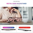 thumbnail image 6 of Compatible with Motorola Moto G Power (2023) Case Built-in 360 Ring Holder Kickstand, Extreme Protection Military Armor Magnetic Car Dual Layer Protective Heavy Duty Phone Cover,Rosegold, 6 of 7
