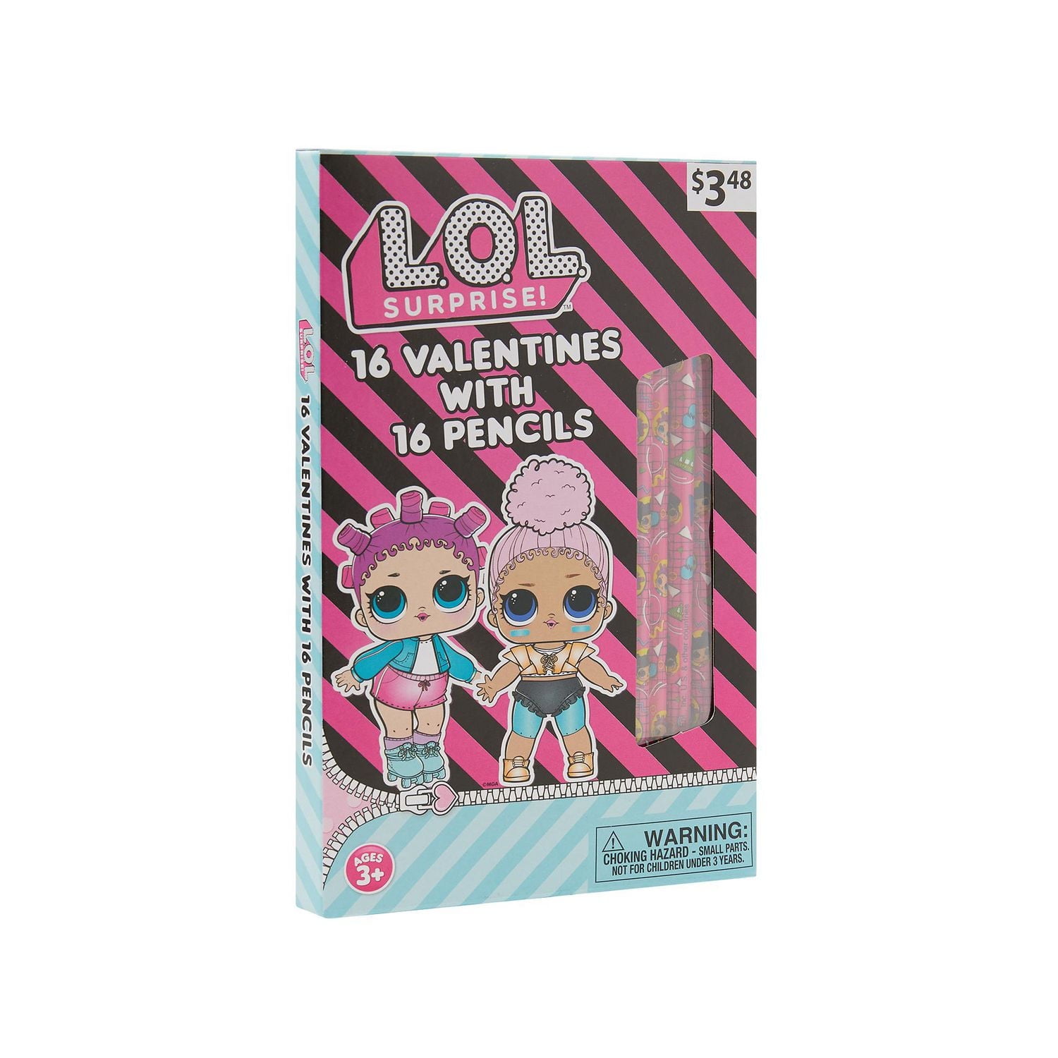 LOL Surprise Valentine's Day Cards, 16 Count, Classroom Exchange Cards