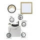 thumbnail image 4 of Gabinete Para Baño Izquierdo Con Espejo Decorativo VERNIER, 4 of 6