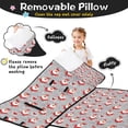 thumbnail image 3 of Gray Christmas Santa Pattern Toddler Nap Mats for Kids Preschool,50"x20" Sleeping Mat Bag or Kids,Toddler Sleeping Bag,Toddler Nap Mat or Daycare, 3 of 6