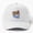 White, variant on Caballo Bayo Baseball Hat, Spanish Horse Heritage Graphic Design, Classic Everyday Cap