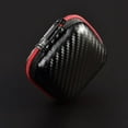 thumbnail image 2 of Necvior Water Resistant Carbon Fiber Travel Pouch Zippers Bag Square Headsets Storage Case for Electronics Accessories, 2 of 8