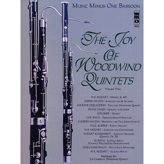 The Joy of Woodwind Quintets - Volume Two: Music Minus One Bassoon