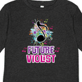 thumbnail image 4 of Inktastic Viola Future Violist Music Gift Girls Long Sleeve Toddler T-Shirt, 4 of 5