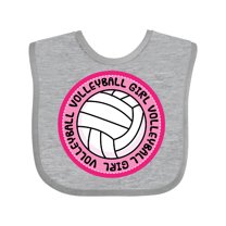 Inktastic Volleyball Girl Girls Baby Bib