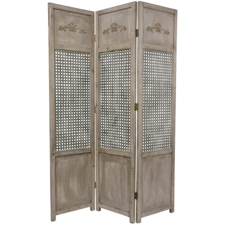 Handmade 6' Open Mesh Room Divider
