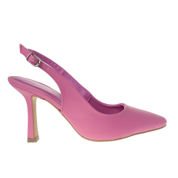 Zapatillas Paulina color fucsia con talón descubierto 26.5 Dorothy Gaynor Zapatillas Paulina color fucsia con talón descubierto 26.5