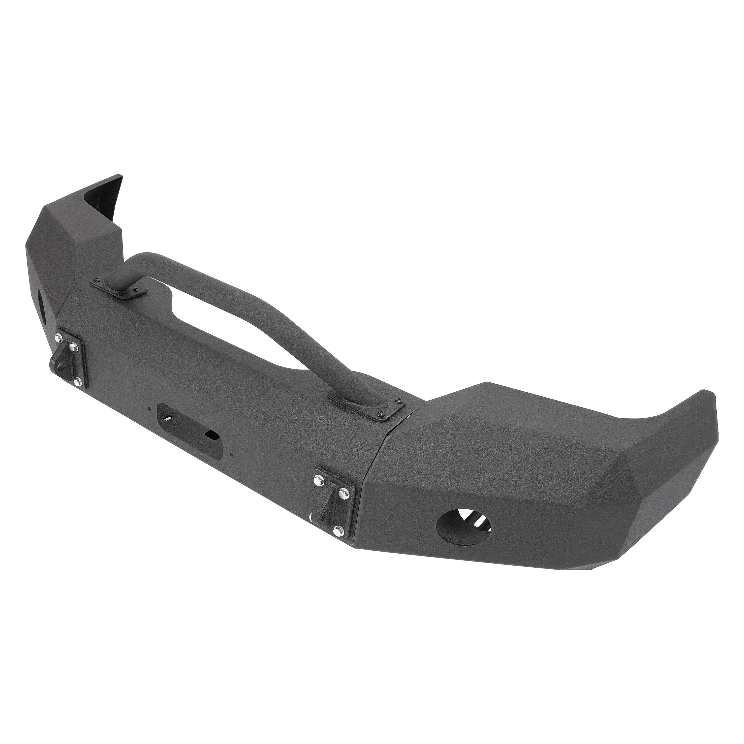 Kojem Front Bumper Assembly for 2003-2006 GMC Sierra 1500 Powder Coated Black Steel