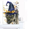 thumbnail image 1 of Halloween Cat and Witch Hat, 1 of 1