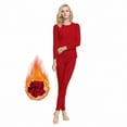 thumbnail image 2 of WCJM Under $ 6 Women'S Pajama Sets Polyester Woman Blending Pajamas Women Pajama Sets Red,L, 2 of 7