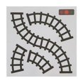 thumbnail image 3 of 1Pcs 5m Railway Train Curve Design Paper Tape DIY Road Traffic Adhesive Tape Scrapbooking Sticker Label Road Scene Sticker, 3 of 4