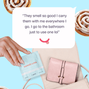 Sweetums Intimate Wipes Cinnamon Bun Flavor 10-Pack